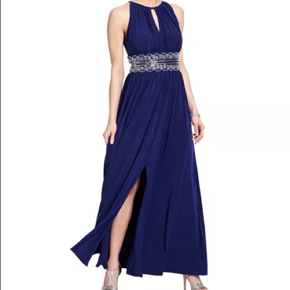 Floor Length, Royal Blue, Prom Dress, Size 14P